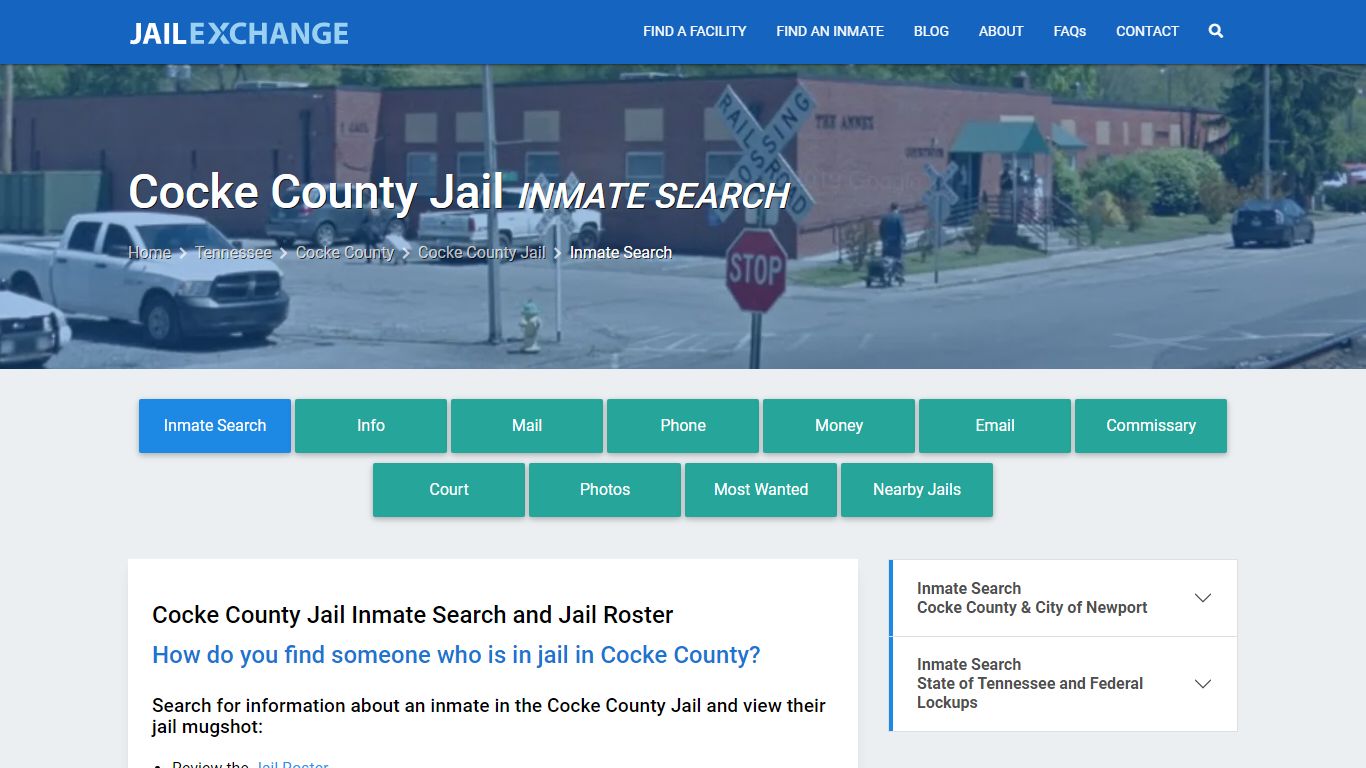 Inmate Search: Roster & Mugshots - Cocke County Jail, TN